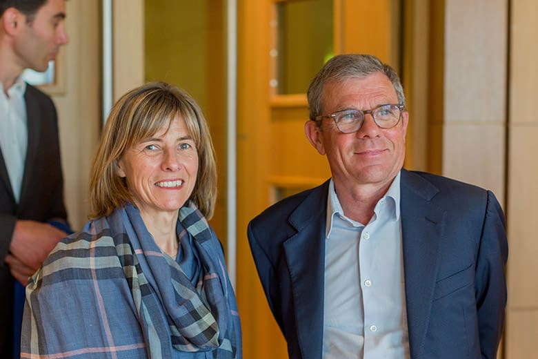 Christine Robin (Arkea Banque E&I) et Didier Ferre? (fondateur BAA et PDG groupe Ferre? Ho?tels)